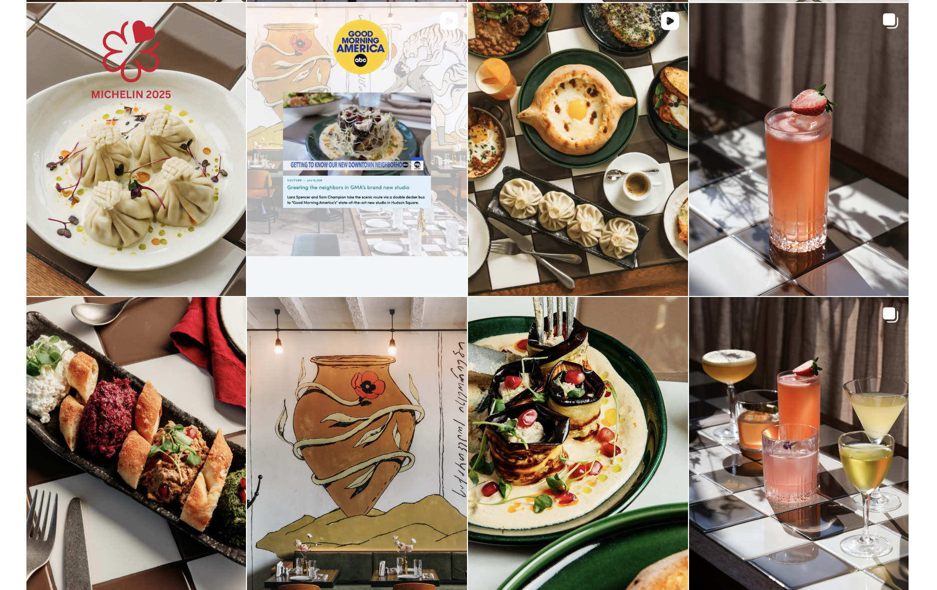 Georgian Restaurants around the world